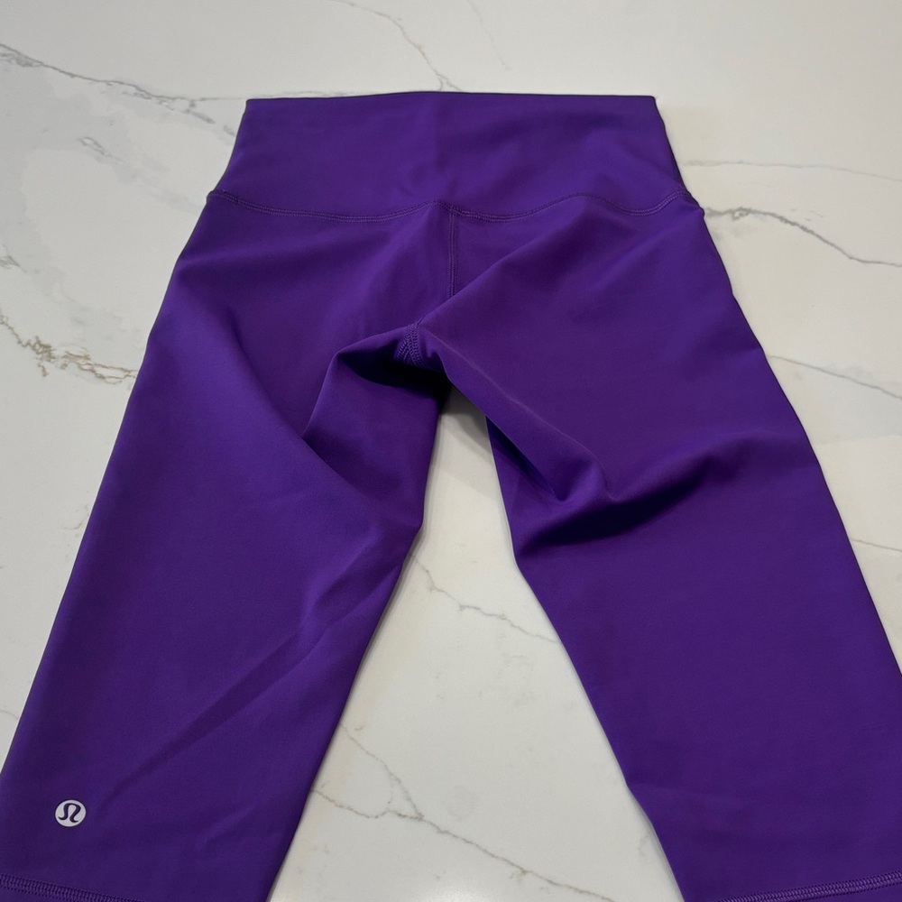 Lululemon Athletica Dark Purple Capris - Picture 4 of 11